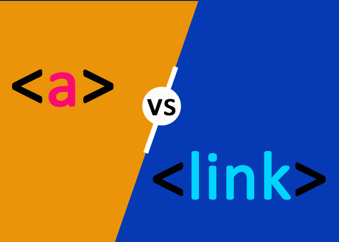 The Difference Between <a> and<link> Tags